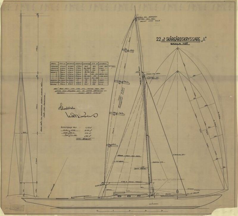 Knud Reimers 22sq Skerry Cruiser 1936 photo copyright Southern Woodenboat Sailing taken at  and featuring the Cruising Yacht class