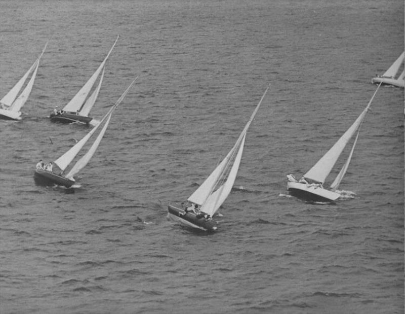 Toronto's Tumlaren fleet at Queen City YC 1944 photo copyright Southern Woodenboat Sailing taken at  and featuring the Cruising Yacht class