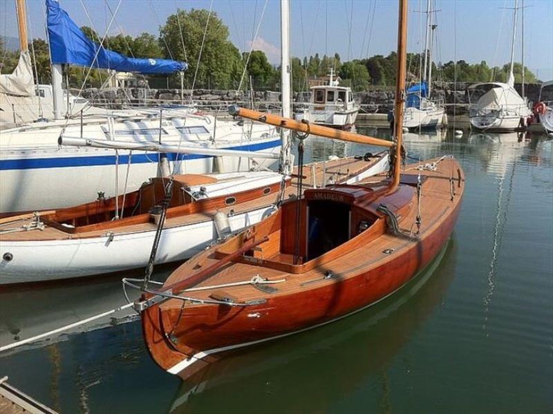 Tumlaren Hocco, Lake Geneva photo copyright Southern Woodenboat Sailing taken at  and featuring the Cruising Yacht class