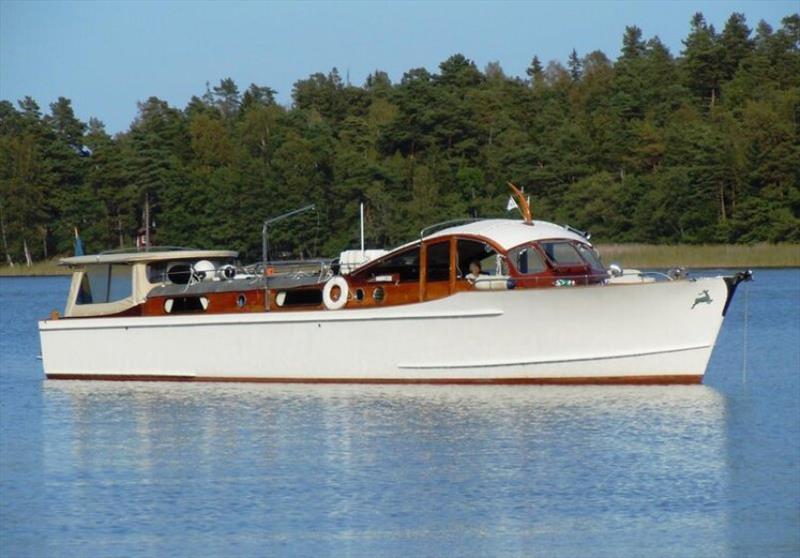 A Hjorten Motorkryssare recently restored - photo © Southern Woodenboat Sailing