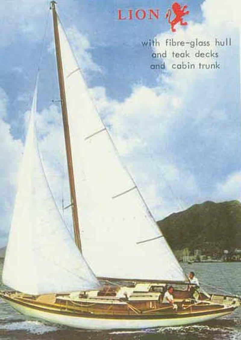Cheoy Lee 1970's brochure for the 35' Robb Lion photo copyright Southern Woodenboat Sailing taken at  and featuring the Cruising Yacht class