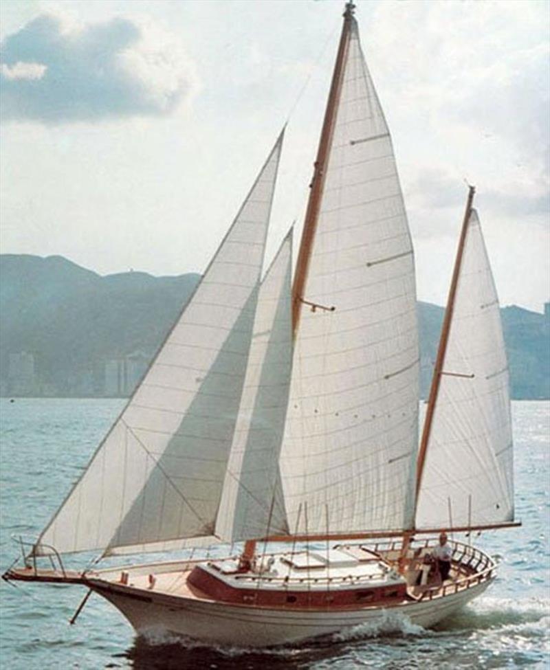 Bill Luders Clipper 36' for Cheoy Lee photo copyright Southern Woodenboat Sailing taken at  and featuring the Cruising Yacht class