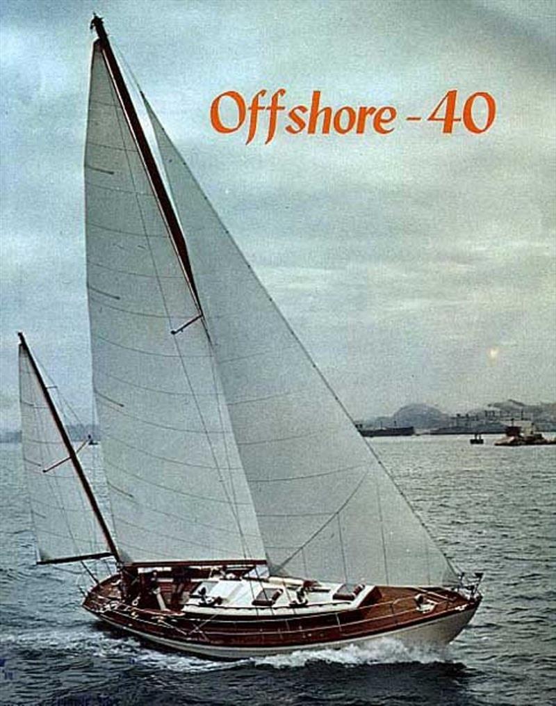 Cheoy Lee brochure for the Philip Rhodes Offshore 40 C1960's photo copyright Southern Woodenboat Sailing taken at  and featuring the Cruising Yacht class