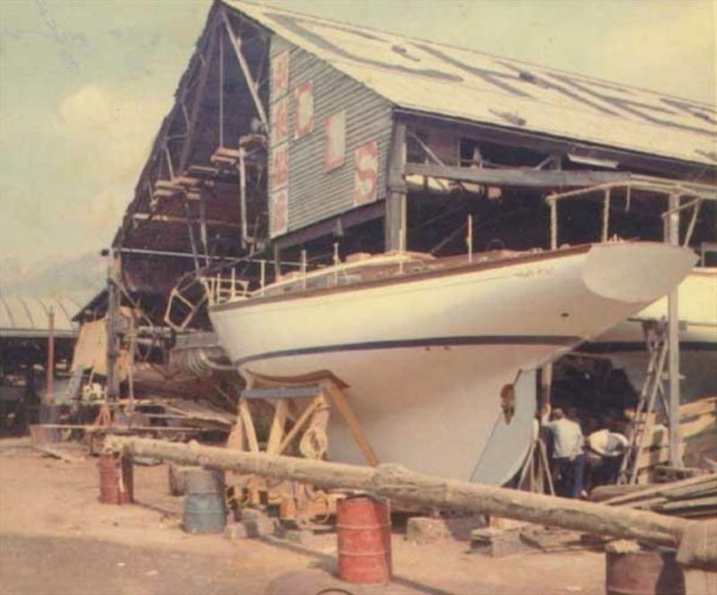 Rhodes Offshore 40 Muritai at Cheoy Lee Shipyards 1967 photo copyright Larkin Family taken at  and featuring the Cruising Yacht class