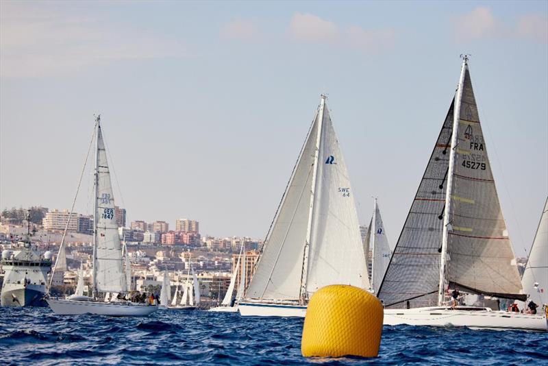 ARC 2021 Cruising Division start photo copyright WCC / James Mitchell taken at  and featuring the Cruising Yacht class