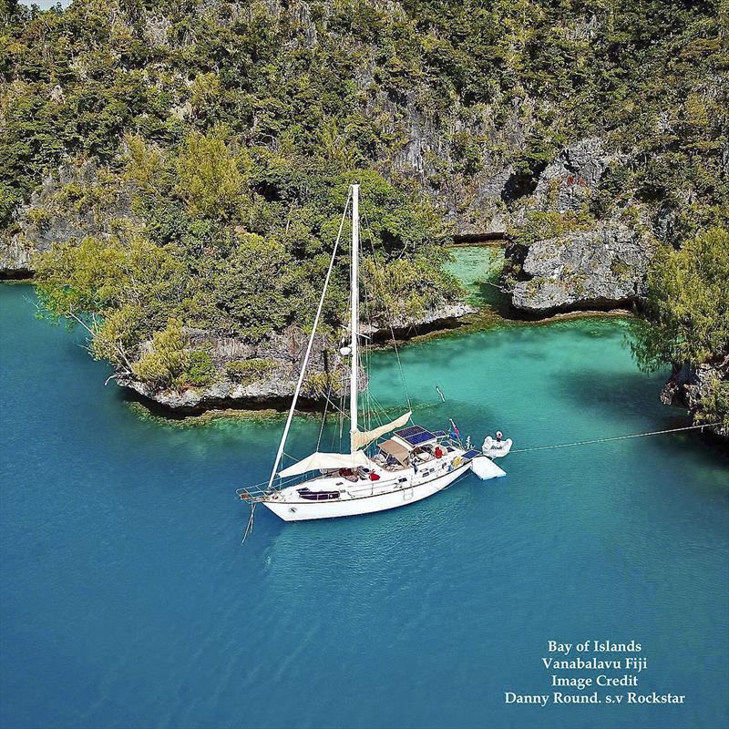 Rockstar carpark all right - Vanua Balavu, Lau Archipelago, Fiji photo copyright Danny Round taken at  and featuring the Cruising Yacht class