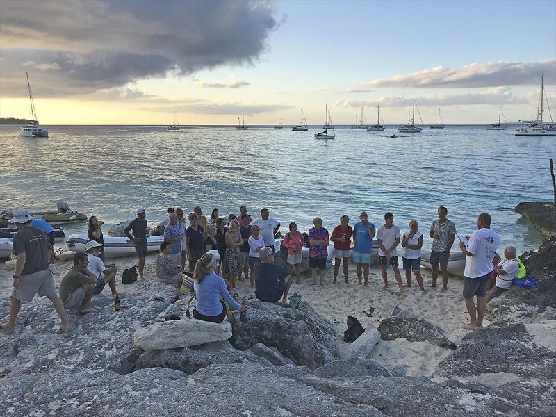 Fleet briefing, Loyalty Islands, New Caledonia  photo copyright Down Under Rally taken at  and featuring the Cruising Yacht class