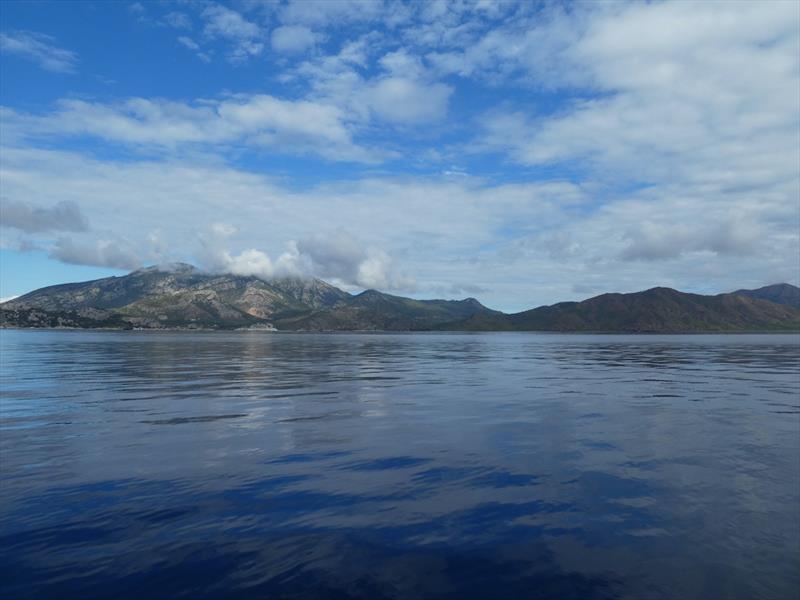 Views Motoring Between Anchorages photo copyright SV Red Roo taken at  and featuring the Cruising Yacht class