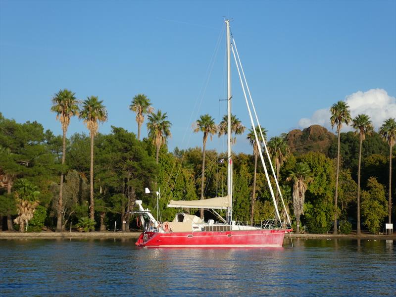 Red Roo at Bencik Anchorage photo copyright SV Red Roo taken at  and featuring the Cruising Yacht class