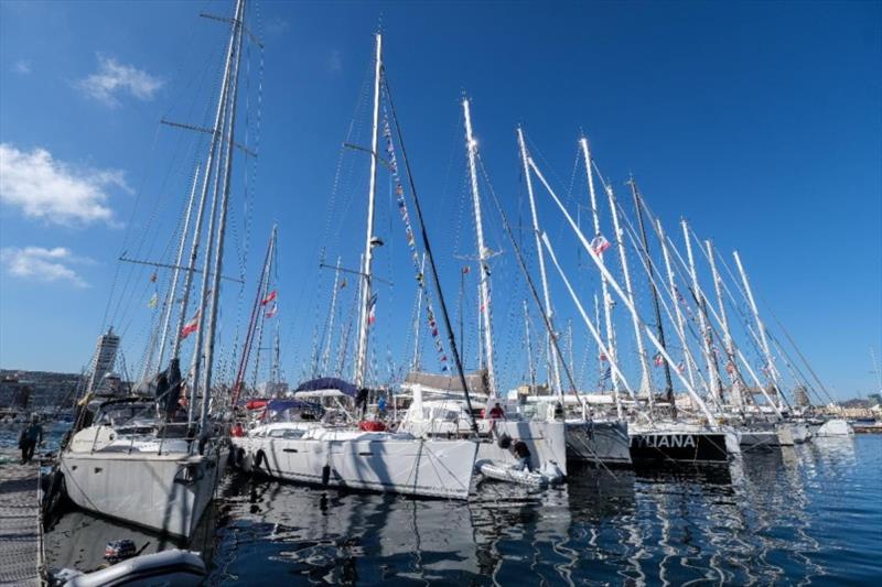 Calm before the start - ARC January 2022 photo copyright WCC / James Mitchell taken at  and featuring the Cruising Yacht class