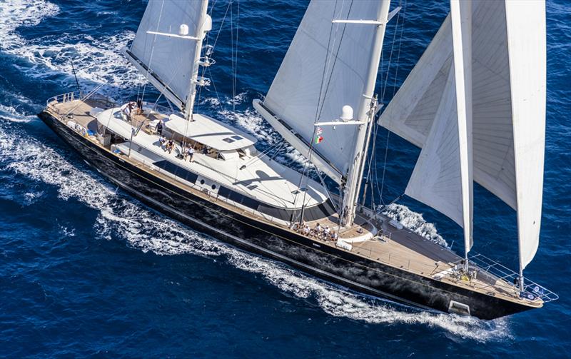 56m Perini Navi SY CAOZ 14 photo copyright Carlo Borlenghi taken at  and featuring the Cruising Yacht class