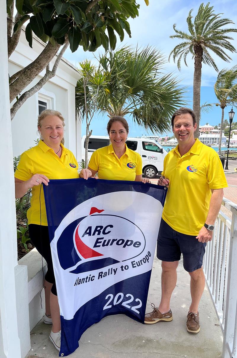 ARC Europe 2022 - Yellow Shirt Team photo copyright World Cruising Club taken at  and featuring the Cruising Yacht class