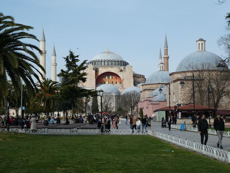 Hagia Sofia - Travelling Turkiye II – Istanbul photo copyright Red Roo taken at  and featuring the Cruising Yacht class