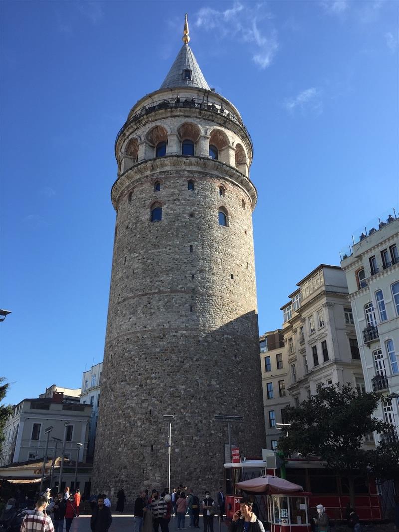 The Galata Tower - Travelling Turkiye II – Istanbul photo copyright Red Roo taken at  and featuring the Cruising Yacht class