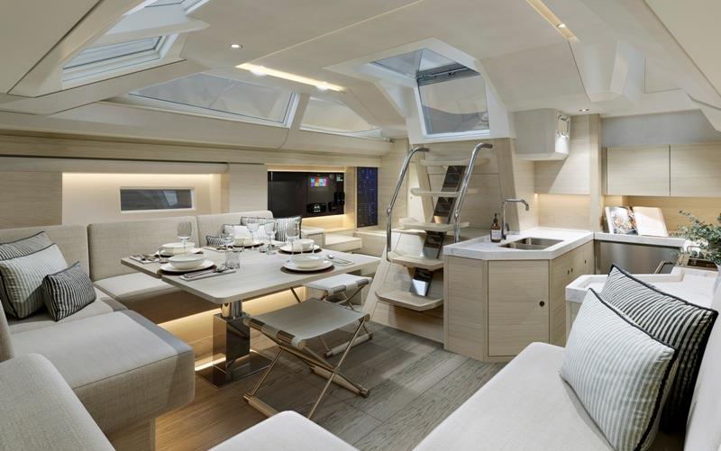 Oyster 495 - Saloon photo copyright Oyster Yachts taken at  and featuring the Cruising Yacht class