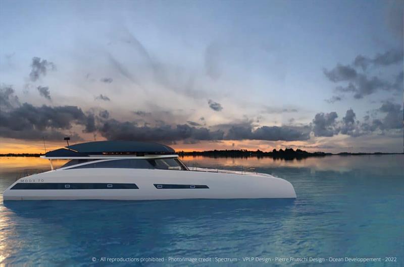 MODX 70 catamaran photo copyright Spectrum - VPLP Design - Pierre Frutschi Design taken at  and featuring the Cruising Yacht class