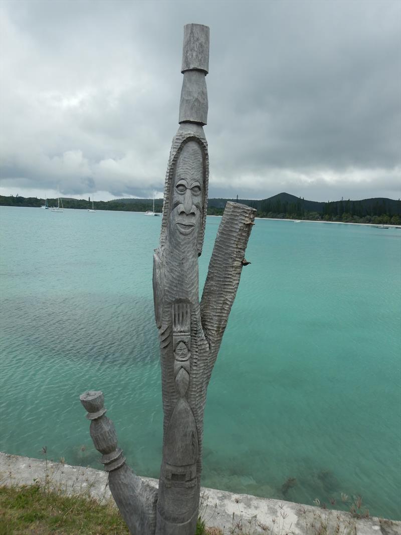 One of many totem poles photo copyright Andrew and Clare Payne / Freedom and Adventure taken at  and featuring the Cruising Yacht class