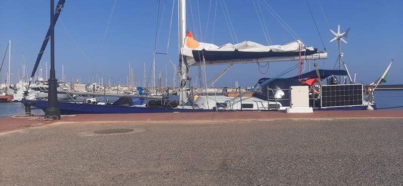 Alongside in Almerimar photo copyright Rhys Walters taken at  and featuring the Cruising Yacht class
