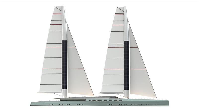 Wing 100 - Sailplan - photo © Royal Huisman