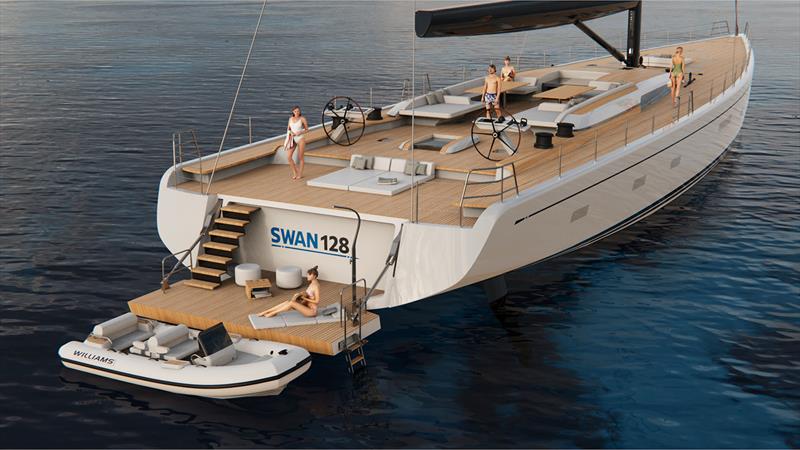 Swan 128 - photo © Nautor's Swan