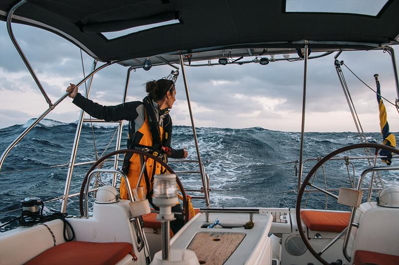 Sophie on watch - photo © Ryan & Sophie Sailing