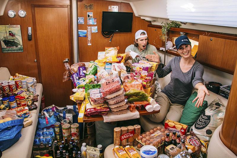Provisioning - one of the great challenges and joys photo copyright Ryan & Sophie Sailing taken at  and featuring the Cruising Yacht class