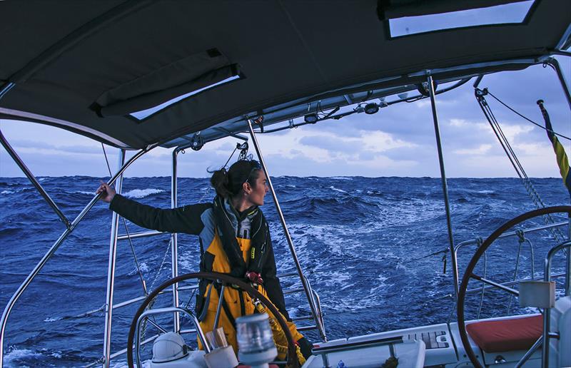 Sophie Darsy was always clear that she too would be able to command Polar Seal photo copyright Ryan & Sophie Sailing taken at  and featuring the Cruising Yacht class