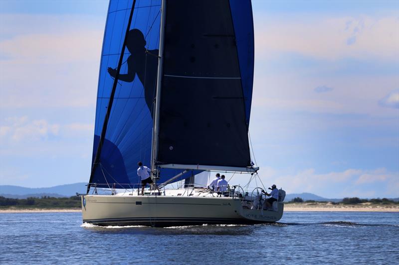 Comfortable sailing at Sail Port Stephens photo copyright Sail Port Stephens taken at Corlette Point Sailing Club and featuring the Cruising Yacht class