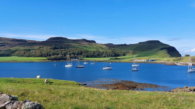 Canna Harbour. Mooring buoys have been installed in many lochs, to help relieve some of the difficulties in anchoring resulting from the depth of water or the proliferation of kelp photo copyright Reg Barker taken at Ocean Cruising Club and featuring the Cruising Yacht class