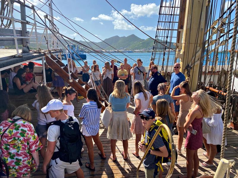 Visitors on Sorlandet photo copyright Caribbean Sail Training taken at  and featuring the Cruising Yacht class