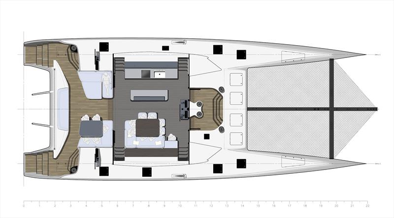 Gunboat 70, main deck photo copyright Gunboat taken at  and featuring the Cruising Yacht class