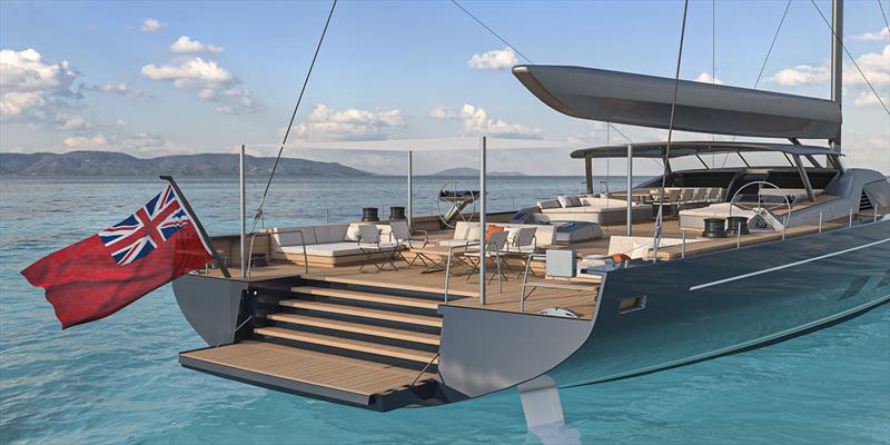 Project 405 Nilaya - rendering by Nauta Design - photo © Royal Huisman