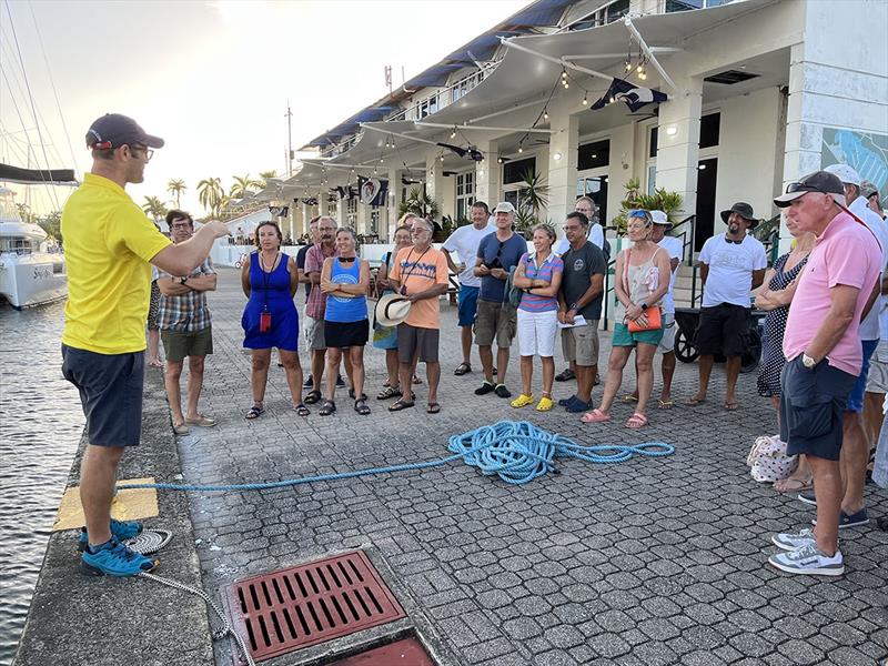 2023-24 World ARC - Line Handlers Demo photo copyright World Cruising Club taken at  and featuring the Cruising Yacht class