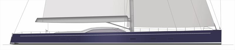 Reichel/Pugh-Nauta 154' Nilaya, Project 405 rendering - photo © Nauta