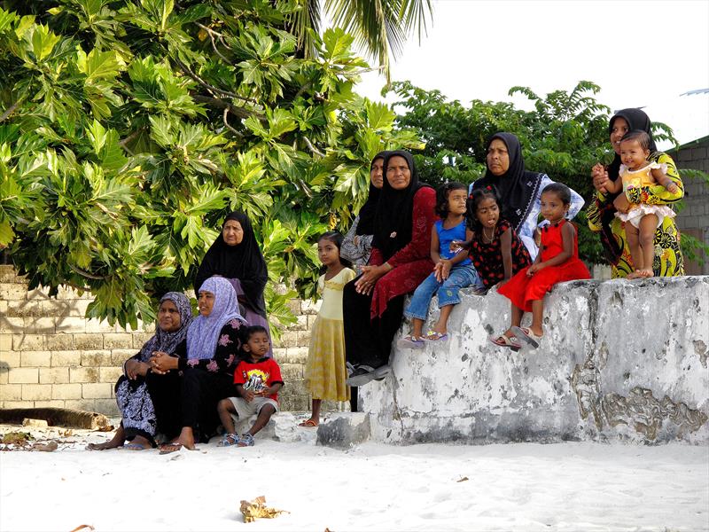 Maldives people welcome you! - photo © Guy Nowell