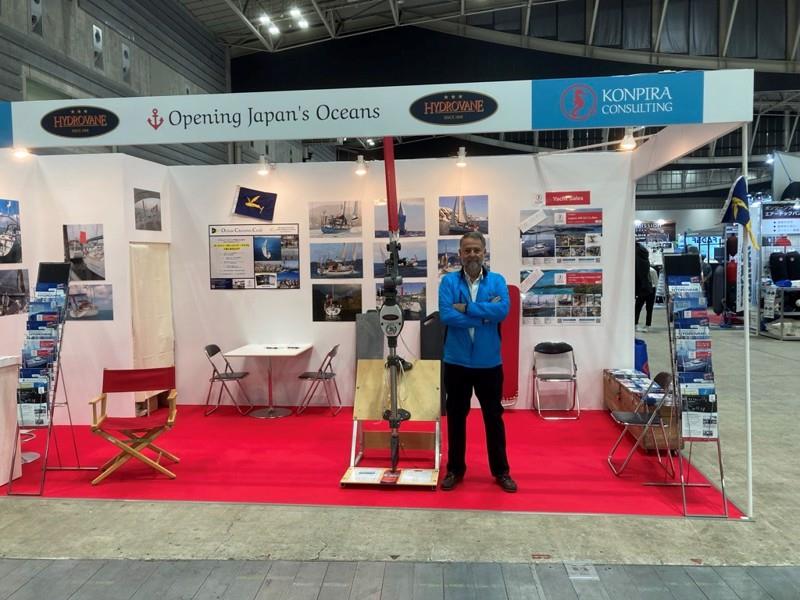 Kirk Patterson at the boat show in Yokohama photo copyright Kirk Patterson taken at Ocean Cruising Club and featuring the Cruising Yacht class