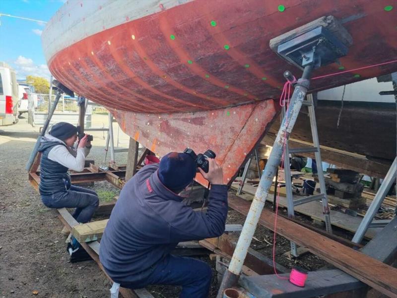 Recent works being carried out on Undine - photo © Australian Wooden Boat Festival