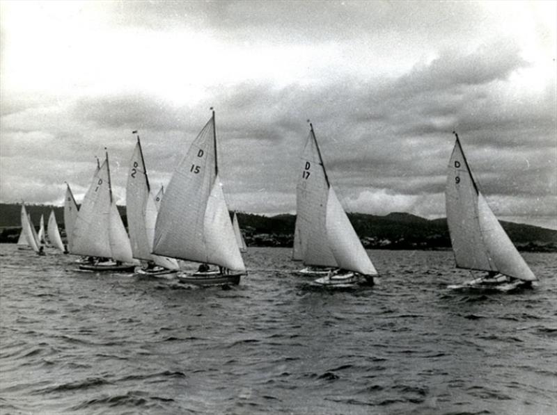 Derwent Class Yachts Racing in 1949 - photo © MMT