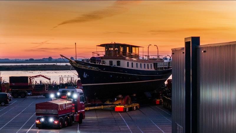 Huisfit re-launched Atlantide photo copyright Royal Huisman taken at  and featuring the Cruising Yacht class