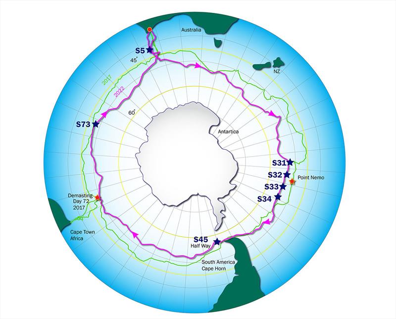 Lisa tracking route photo copyright Carolyn Grant taken at  and featuring the Cruising Yacht class