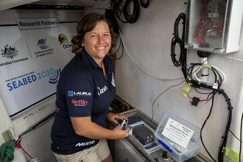 Lisa Blair prior to her 2022 record attempt, sailing solo non stop and unassisted around Antarctica photo copyright Corrina Ridgeway taken at  and featuring the Cruising Yacht class