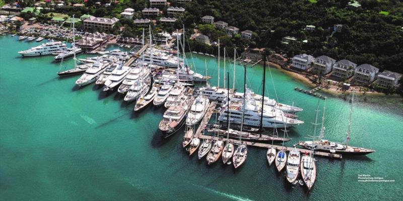 Antigua Yacht Club Marina - Falmouth Harbour photo copyright BWA Yachting taken at Antigua Yacht Club and featuring the Cruising Yacht class