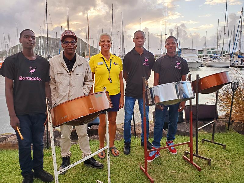 Welcome Party Steel Pan Band - World ARC 2024-25 - photo © World Cruising Club