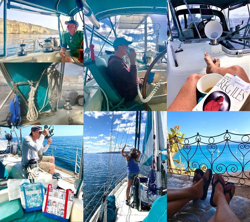 Dan and Alison - S/V Equus photo copyright Alison Gieschen taken at  and featuring the Cruising Yacht class