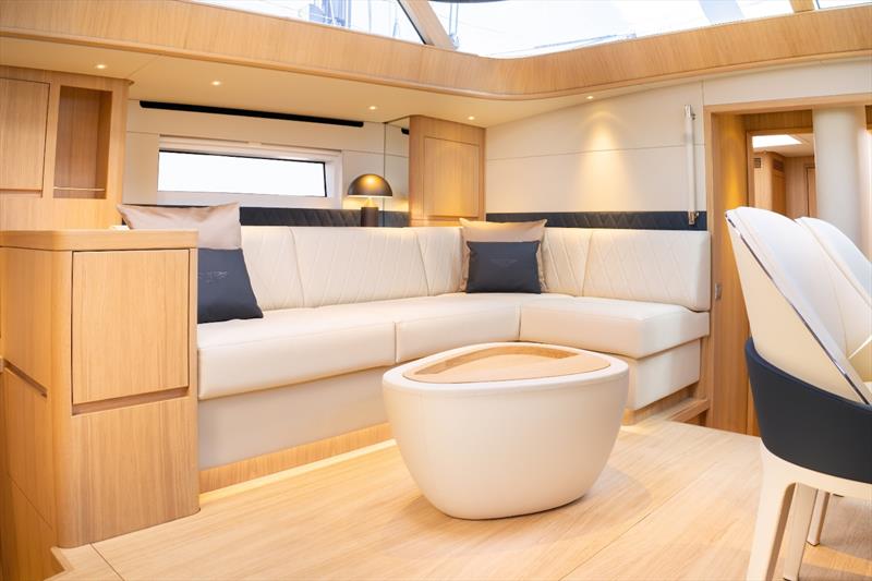 Contest 67CS - Saloon photo copyright Windcraft Yachts taken at  and featuring the Cruising Yacht class
