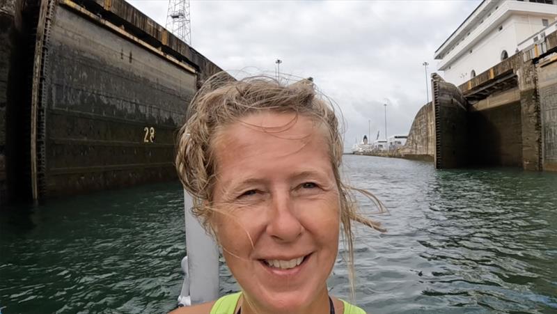 Taking on the Panama Canal - photo © Jacqueline Evers