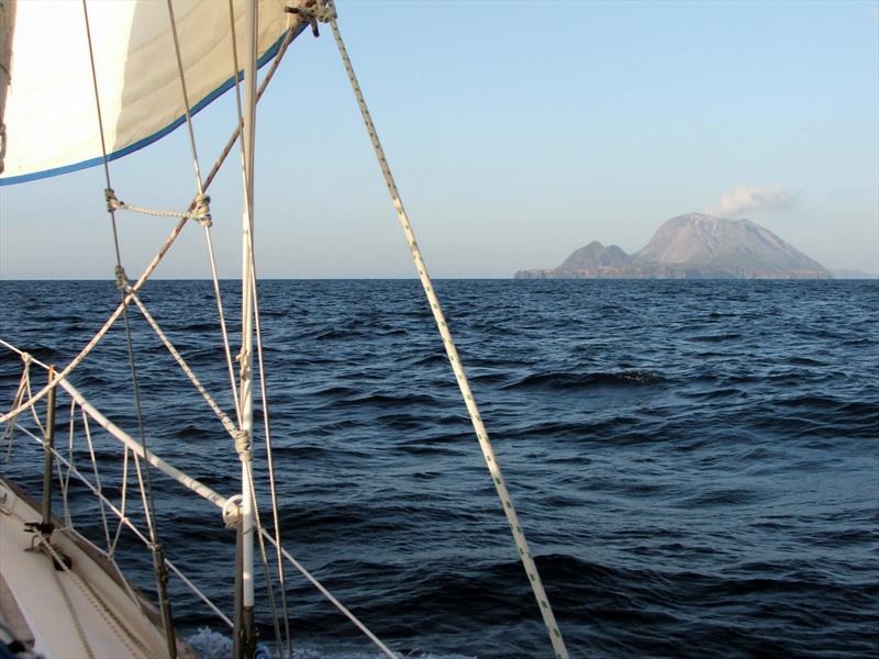 First landfall, off the big island of Kysushu - photo © Nick and Jenny Coghlan - s/v Bosun Bird