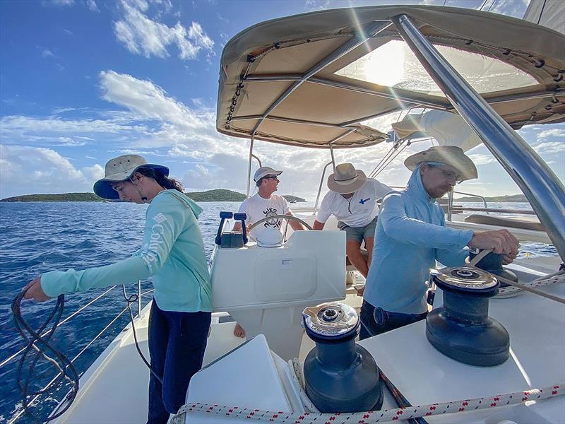 Hands on experience leads to good seamanship - photo © Go Sail Virgin Islands