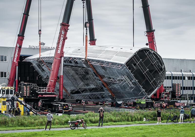 Royal Huisman Project 410 photo copyright Tomvan Oossanen taken at  and featuring the Cruising Yacht class