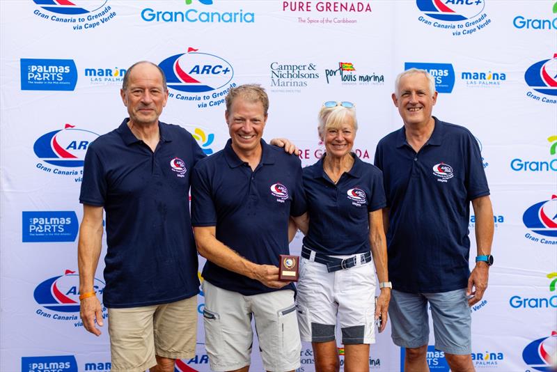 Mageia - ARC+ 2024 Prizegiving photo copyright Arthur Daniel taken at  and featuring the Cruising Yacht class